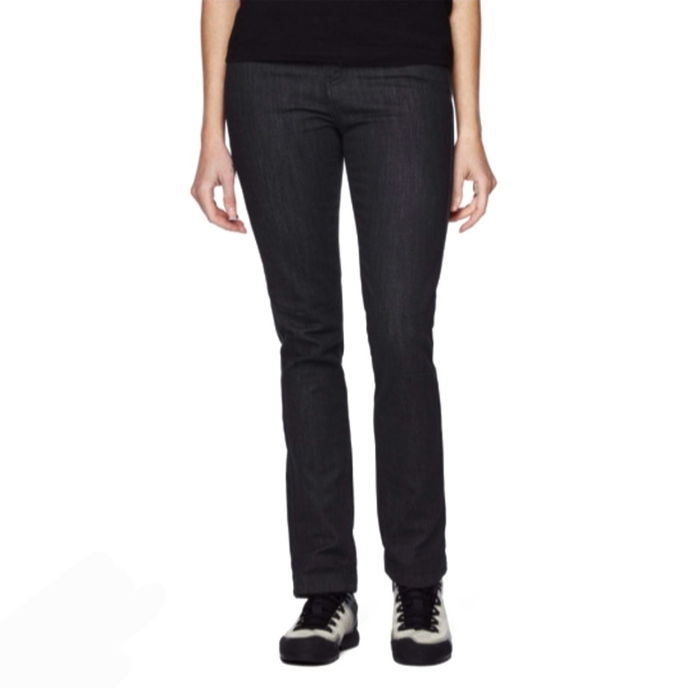 Black Diamond Women's Mission Wool Denim Jeans Sz 6‎ NWT Climbing Hiking